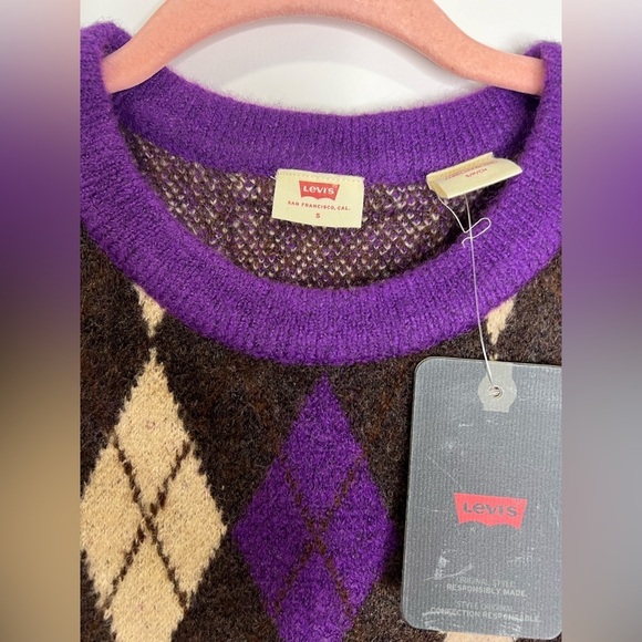 NWT Levi’s “Deja Vu” Sweater Vest size Small - Picture 4 of 10